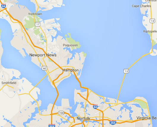 Bai Bonds Newport News Hampton Map